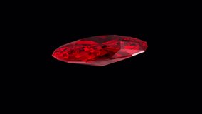 Ruby element 3D single loop with alpha. This sprite with an alpha channel is loopable. - Powered by Shutterstock - Get 15% off with code: PIKWIZARD15