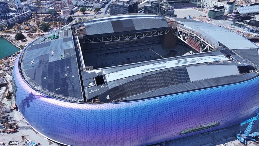 Kai Tak Sports Park Cruise Terminal Hong Kong Kowloon, a multi-purpose athletes venue stadium and public sports ground with commercial and residential construction project near Victoria harbour