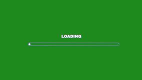 Loading animation Premium Quality green screen animated ,, Easy editable green screen video, high quality vector 3D illustration. Top choice green screen background