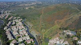 San Diego - Mira Mesa - Canyon Hills Open Space - Drone Video Aerial video of Mira Mesa Black Canyon Hills Open Space and 15 Hwy