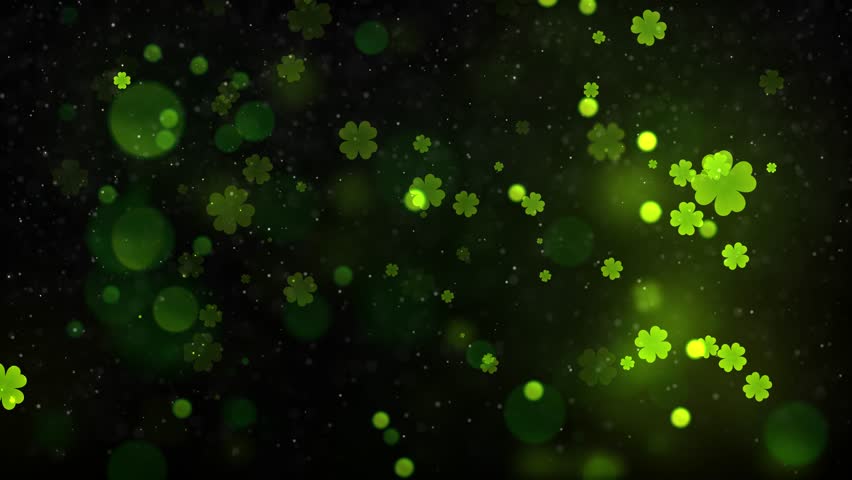 St Patrick's Day Background Animation with Seamless Loop

