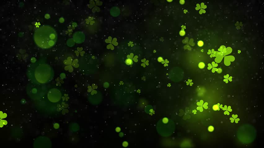 St Patrick's Day Background Animation with Seamless Loop
