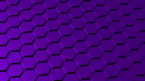 Abstract green honeycomb. Abstract Hexagonal Diamonds. Modern template for documents, reports and presentations. Sci-Fi Futuristic. 4K motion graphic video. Seamless looping
