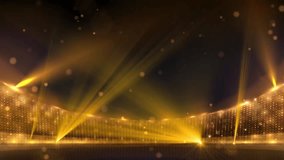 Flashy golden yellow stadium lights seamless loop - Powered by Shutterstock - Get 15% off with code: PIKWIZARD15