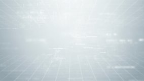 Abstract white particle business corporate digital technology on elegant clean gray Background. Modern motion pattern graphic network cyberspace concept. - Powered by Shutterstock - Get 15% off with code: PIKWIZARD15
