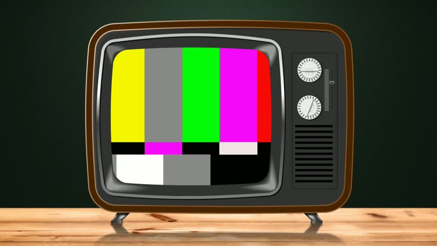 Retro and Vintage Television turning on green screen background Royalty-Free Stock Footage #3449919919