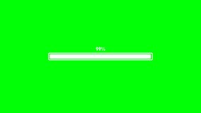 Green screen Loading bar downloading bar loading screen pixelated progress animation,0-100% - Powered by Shutterstock - Get 15% off with code: PIKWIZARD15