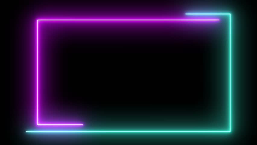 POPULAR abstract seamless background blue purple spectrum looped animation fluorescent ultraviolet light 4k glowing neon line Abstract background web neon box pattern LED screens projection technology Royalty-Free Stock Footage #3450094595