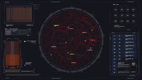 augmented reality Advance HUD control center. Graphic Dashboard Head-up display and Futuristic User Interface GUI, UI. FUI. Virtual reality game screen interface template, mockup. Ai game interface - Powered by Shutterstock - Get 15% off with code: PIKWIZARD15