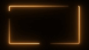 Seamless loop animation rectangle frame 4K video motion graphic. Animated borders frame glowing neon lights loop animation. abstract glowing neon rectangle border frame line animation. - Powered by Shutterstock - Get 15% off with code: PIKWIZARD15