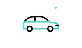 car wash icon animation video