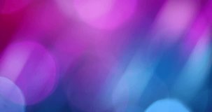 Animated pink and blue bokeh blurred light effect motion graphics background