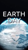 Earth day ecological movement against climate change symbol. World globe loop rotation. 3d animation of planet earth. 3D Illustration