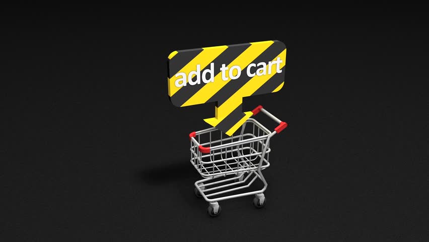 Add to Cart concept animation.