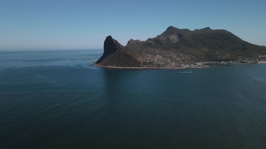 South African Chapman Peak Drive from Top and along the coast Royalty-Free Stock Footage #3450816337