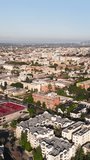 Vertical Video of Los Angeles LA, Vertical Aerial View Shot, day