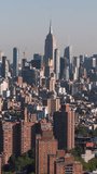 Vertical Video of New York, Vertical Aerial View Shot, day