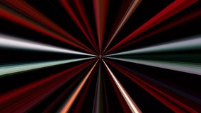 3D animation beautiful video colorful abstract bright light energy 4K of smooth lines waves glittering light effect on black background
