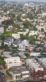 Vertical Video of Los Angeles LA, Vertical Aerial View Shot, day
