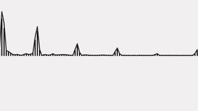 equalizer graph digital isolated on white background, white audio visualization effect.
Visualization sound graphic element. equalizer graph, pulse soundwave, equalizer graph, waveform soundwave,