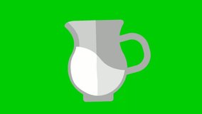 Barista 3d icons isolated on green screen