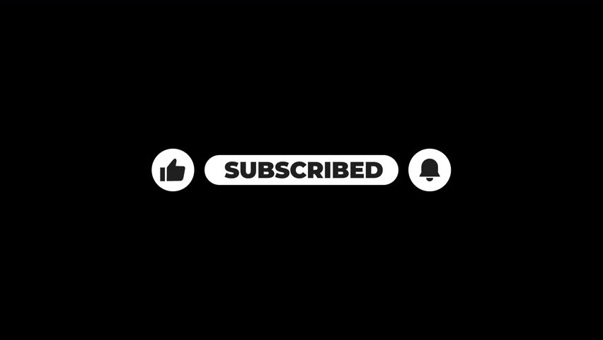 Catchy Animated Subscribe Like Bell Button