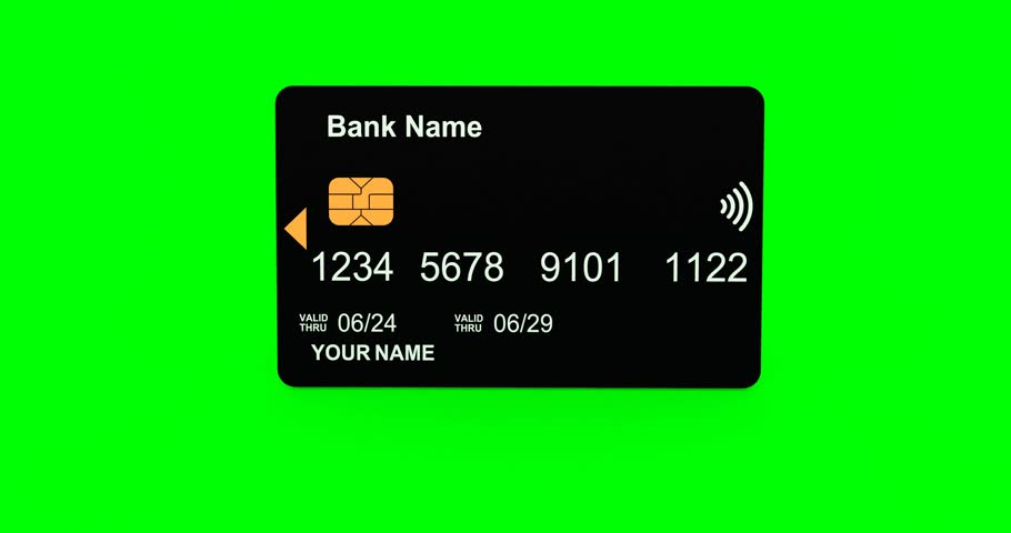 Atm card 3d rendered 4k animation rotating loop with green screen for keying. Modern banking concept animationon clean and minimal background, seamless visualization loop.mp4 Royalty-Free Stock Footage #3451909893