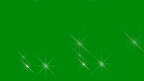glitter sparkle green screen video, The video element of on a green screen background, Ultra High Definition, 4k video, on a green screen background.