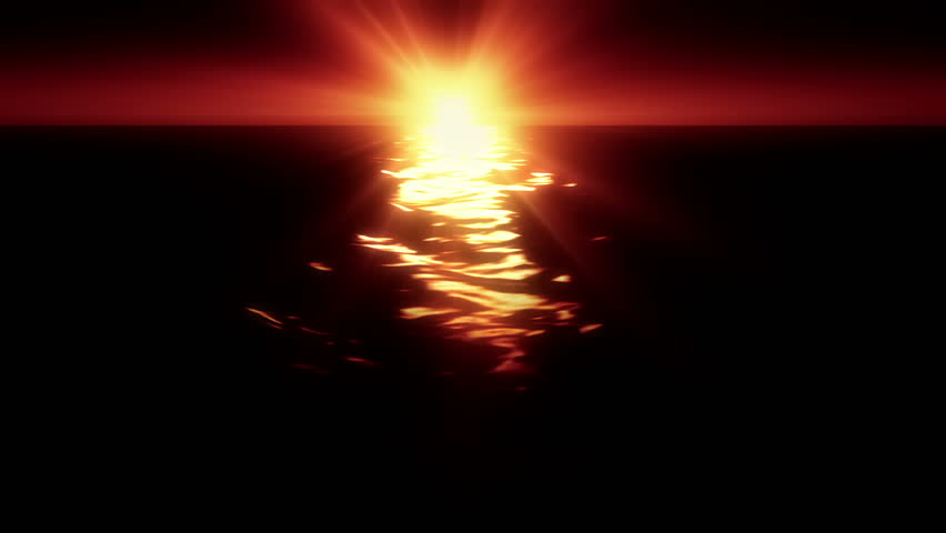 Ocean Sun Flare 
Sun Flare with Ocean reflection animation