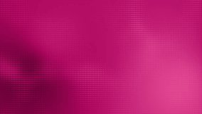 Animated Simple and elegant magenta red color gradient abstract circular dots background, clean and bright background with light motion