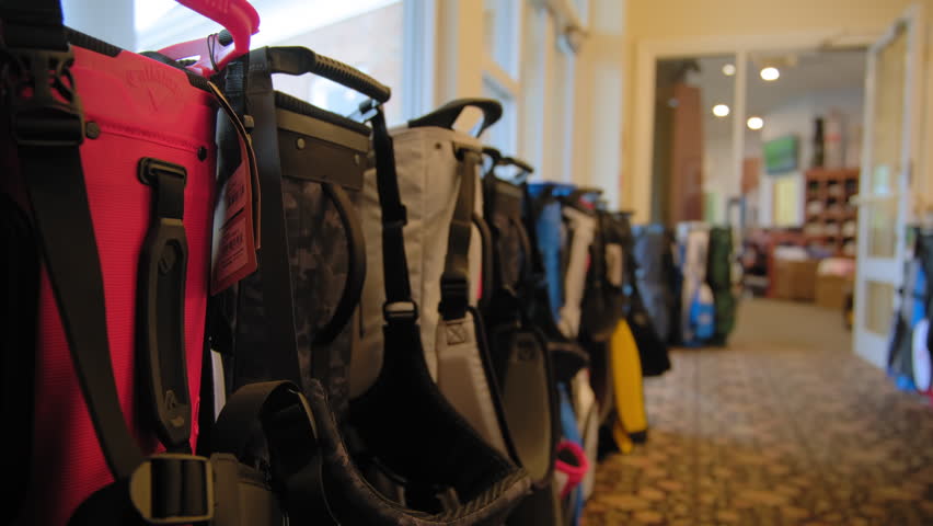 Many types of golf club in golf shop. All for active lifestyle, 