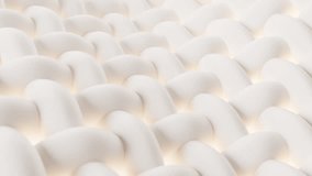 Wave cloth with microscopic detail, 3d rendering. Motion graphic. - Powered by Shutterstock - Get 15% off with code: PIKWIZARD15