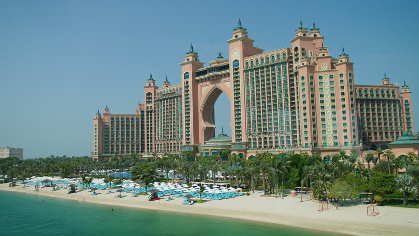 Palm Jumeirah island in Dubai 