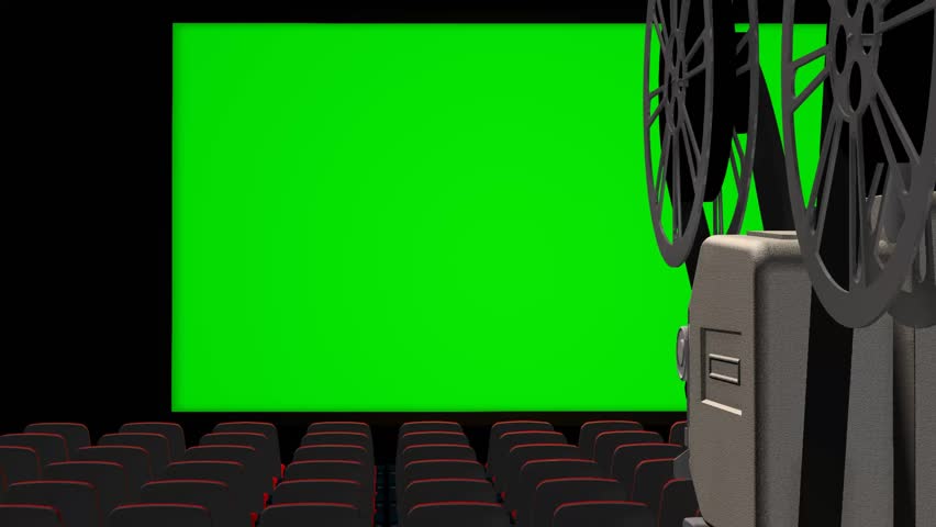 Video Stok Film Projector Cinema 