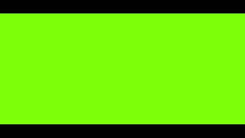 cinematic opening border on green screen video