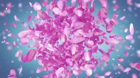 Dynamically exploding beautiful rose petals - Powered by Shutterstock - Get 15% off with code: PIKWIZARD15