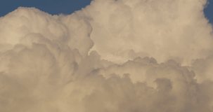 Cloud Timelapse textures close-up with telephoto lens Cloud fast moving time lapse. DCI 4K ProRes 422