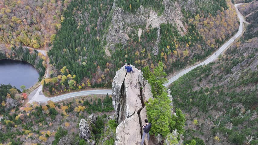 Dixville Notch State Park during the autumn months in Dixville, New Hampshire USA