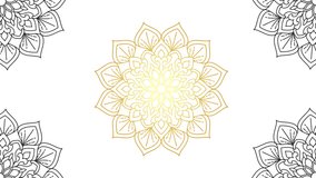 A seamless looping mandala background video features continuously changing symmetrical patterns and soothing colors, providing an elegant and calming visual backdrop. Ideal for meditation or creating - Powered by Shutterstock - Get 15% off with code: PIKWIZARD15