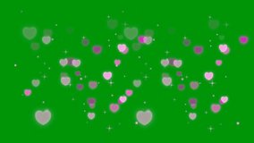 Glitter star top quality animated green screen 4k, Easy editable green screen video, high quality vector 3D illustration. Top choice green screen background