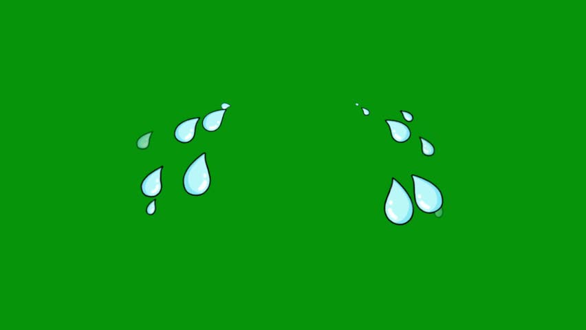 Tears Best Resolution animated video green screen , Top choice! High demand green screen video, 3D Animation, Ultra High Definition 4k video. Royalty-Free Stock Footage #3454043077
