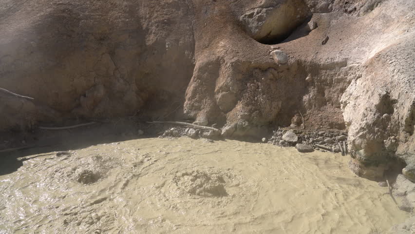 Lassen Volcanic National Park Sulphur Works Mudpot California USA