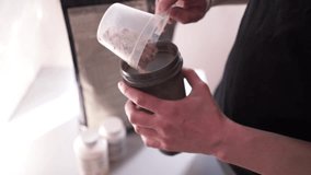 Fitness Sport Supplements Diet. Bodybuilding Shaker Protein Supplement. Sports Nutrition Gainer, Protein Shake, Glutamine, BCAA Creatine Diet. - Powered by Shutterstock - Get 15% off with code: PIKWIZARD15