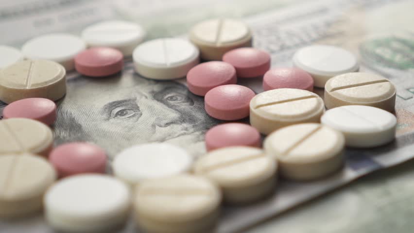 The tablets are on the dollars. Pharmaceutical development financing