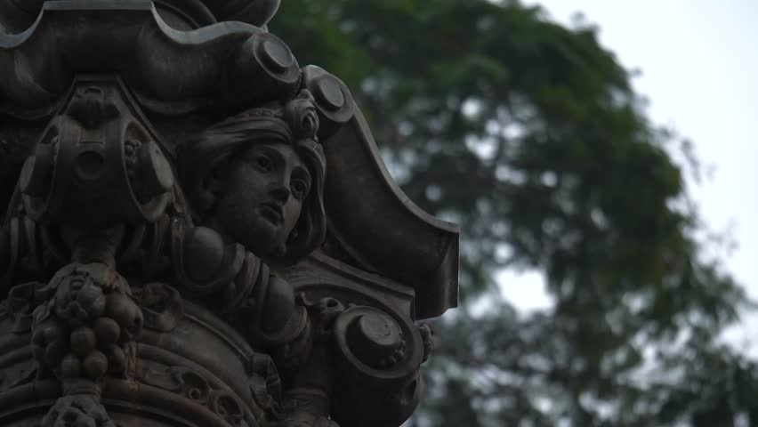 Sculpture on Dutch Square (Red Square) Melaka Royalty-Free Stock Footage #3454091295