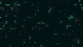 Pixelation Multi Colored Light Animation and Background in 4K