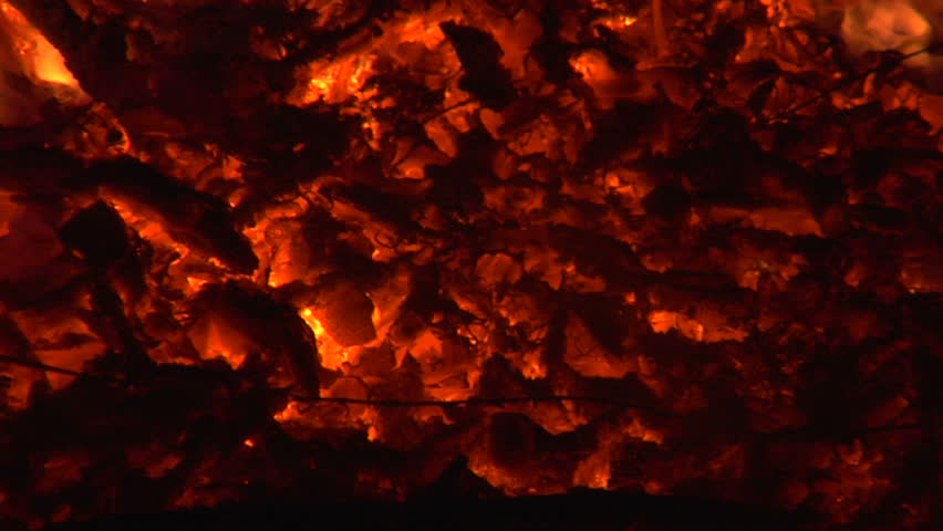 Close Up Of Burning Embers In Stock Footage Video 100 Royalty Free Shutterstock