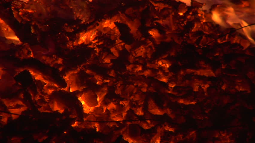 Close Up Of Burning Embers In Stock Footage Video 100 Royalty Free Shutterstock