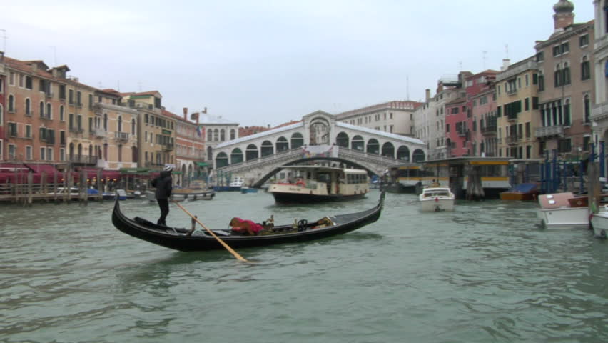 Rialto bridge in Venice, Italy