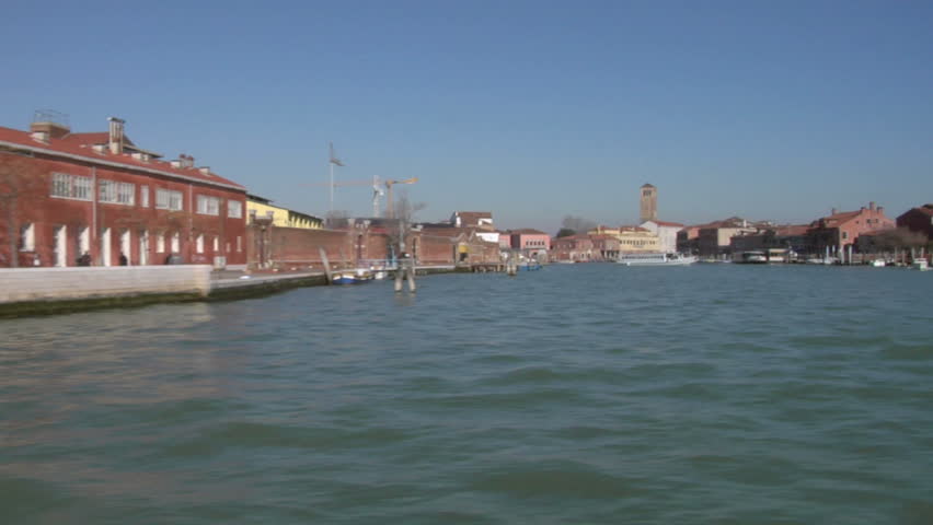 Murano Island and venetian lagoon